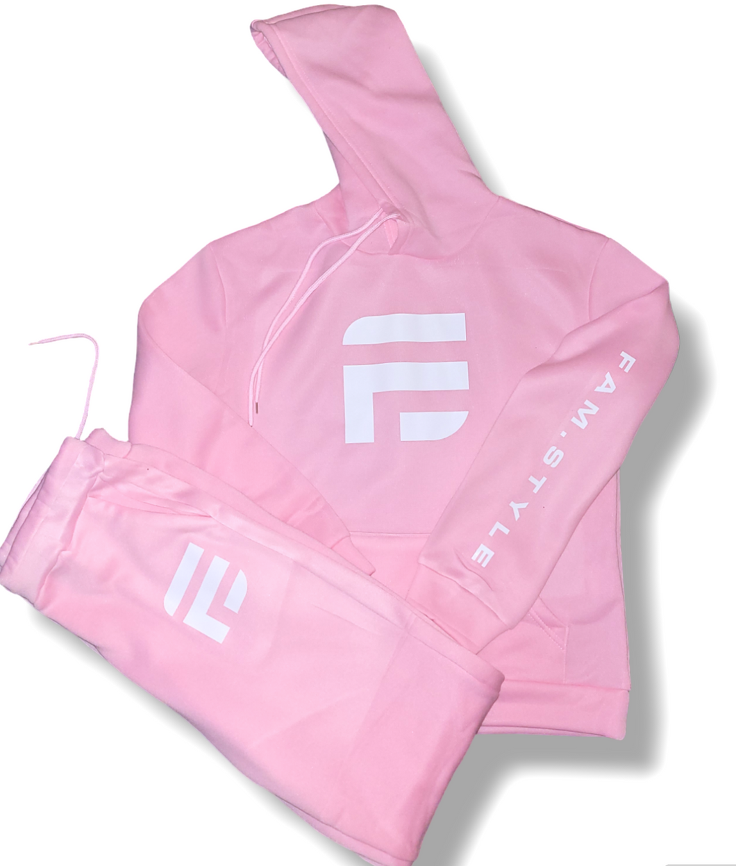 Fam Style Soft style Ladies Sweatsuit (Pink)
